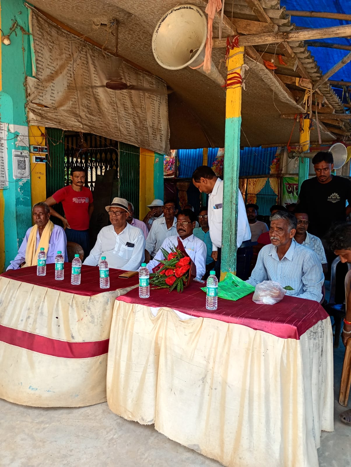 রাইপুরের বিধায়ককে সম্বর্ধনা জানালো মা মহামায়া মন্দির কমিটি