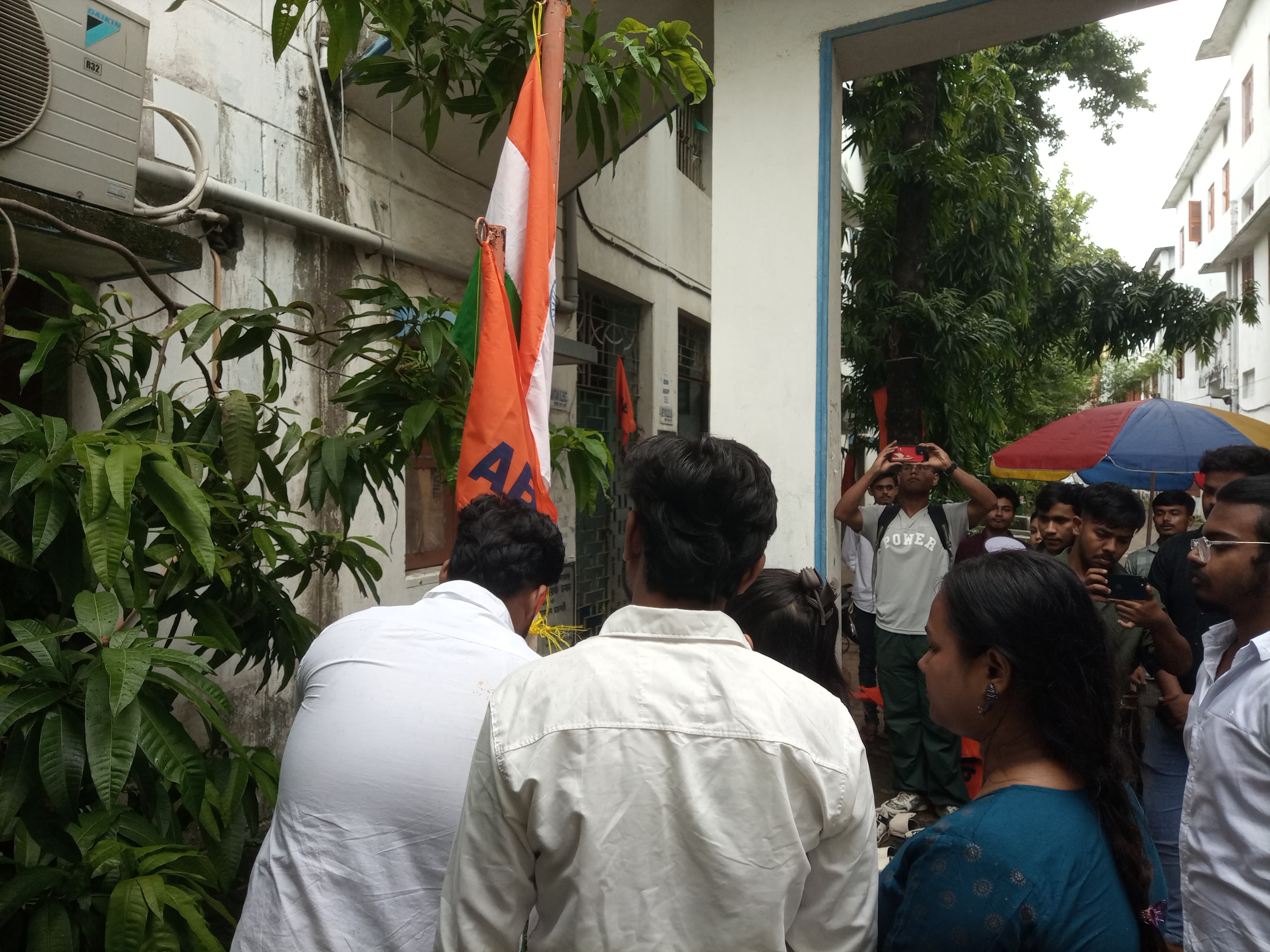 অখিল ভারতীয় বিদ্যার্থী পরিষদ এর ৭৮ তম প্রতিষ্ঠা দিবস ও জাতীয় ছাত্র দিবস পালিত হল দমদম মতিঝিল কলেজে