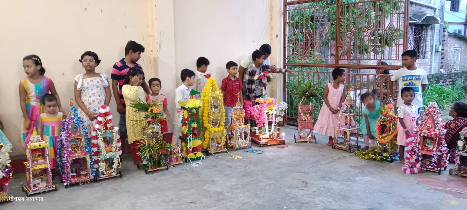 কলকাতা আগরপাড়া, গাঙ্গুলি পাড়ায় রথ প্রদর্শনী ও প্রতিযোগিতা