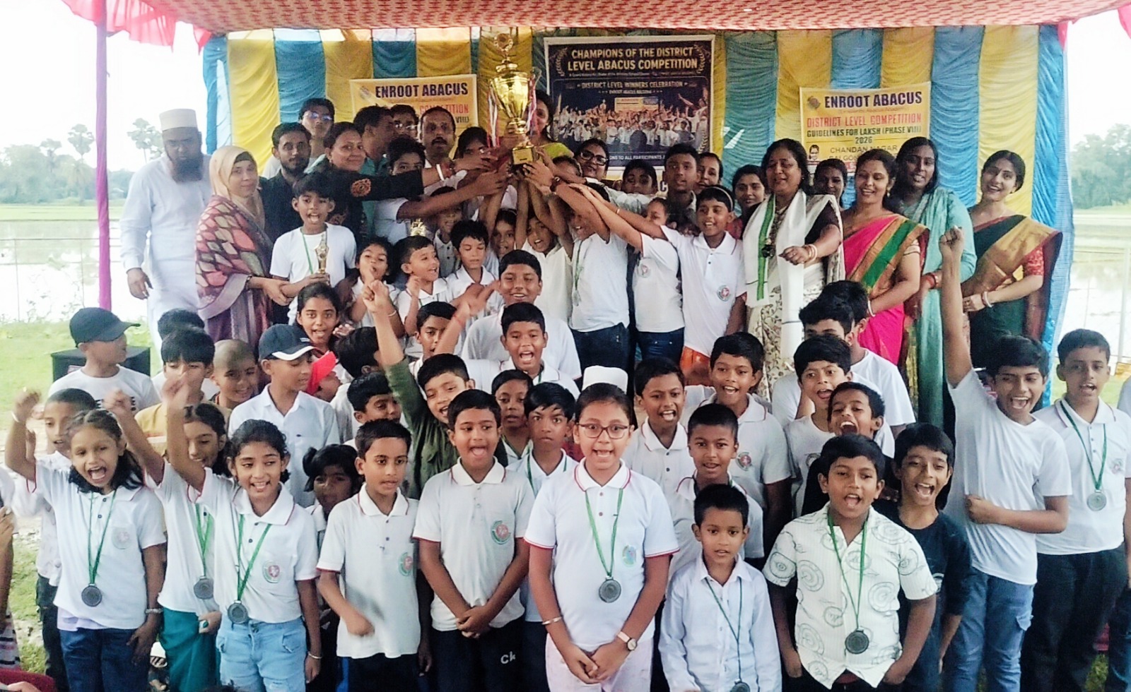 এনরুট অ্যাবাকাস বলগোনা ক্লাস্টার এক্সিলেন্স অ্যাবাকাস একাডেমির সাফল্য
