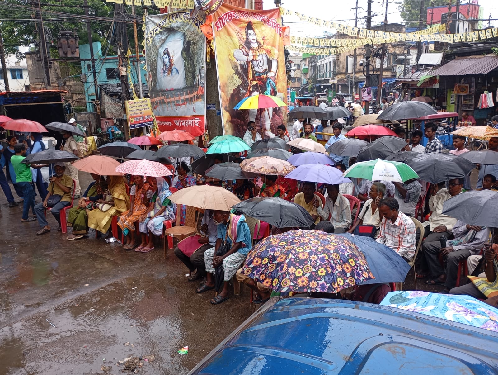১২ দফা দাবিতে বাঁকুড়া জেলাশাসকের দপ্তরে ডেপুটেশন, মাচানতলায় অবস্থান কর্মসূচি