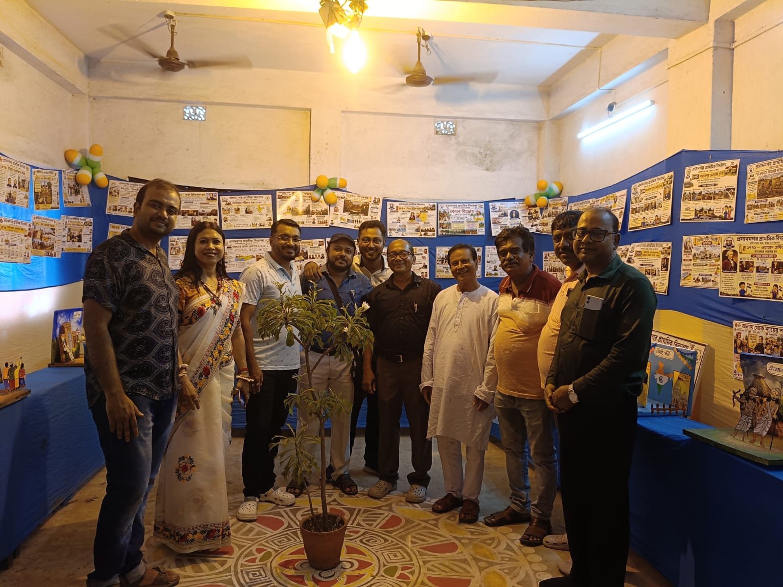 ৮০তম স্বাধীনতা দিবস উপলক্ষে চিত্র প্রদর্শনী হালিশহরে
