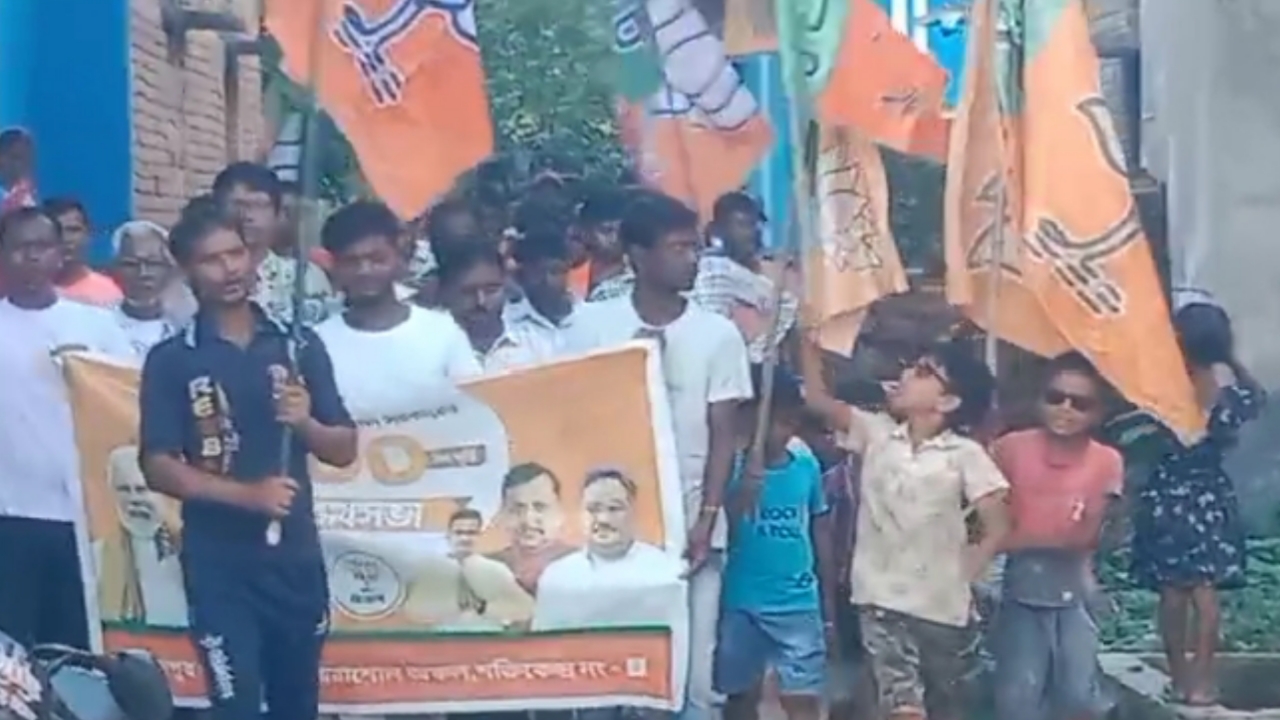 রাজ্য সরকারের ১০০ দিন পূর্তি উপলক্ষে খয়রাশোলে বিজেপির পথসভা