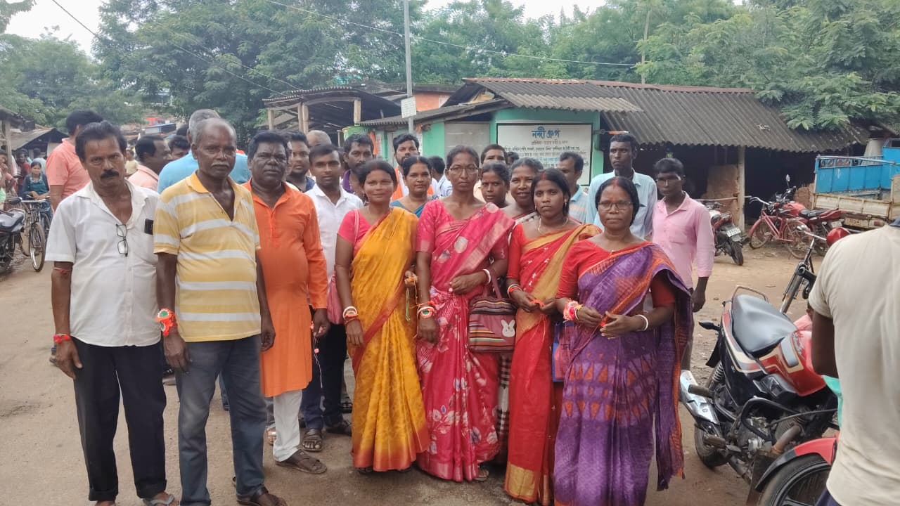 ভারতীয় জনতা পার্টির রাইপুর ব্লকের রাখি উৎসব