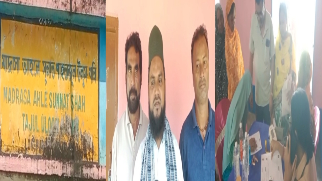 খন্নি মাদ্রাসার উদ্যোগে বিনামূল্যে স্বাস্থ্য পরীক্ষা শিবির